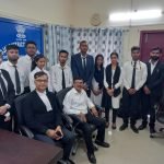 Students of Ajmal Law College doing internship under the guidance of Hon’ble District and Session Judge Hojai.